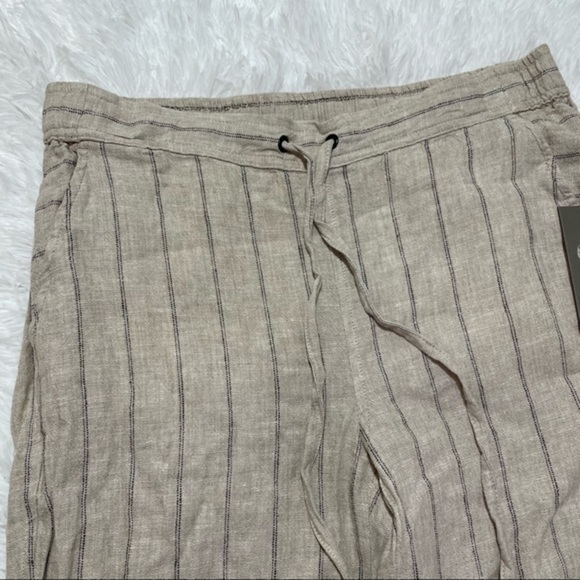VINCE CAMUTO Light Stone Stripe Linen Pant XS - Picture 6 of 16